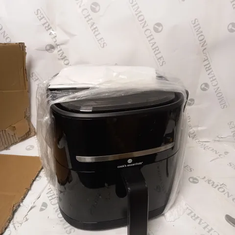 BOXED COOK'S ESSENTIALS 4L AIR FRYER BLACK