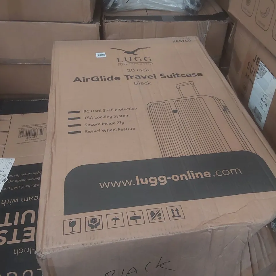 BOXED LUGG TRAVEL SUITCASE