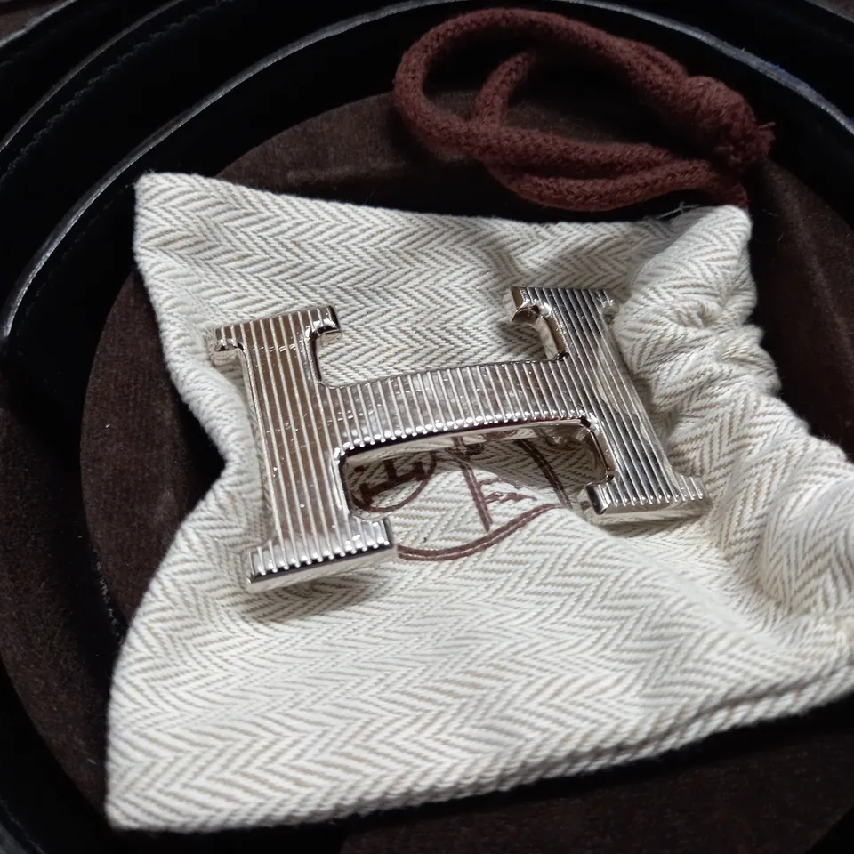 BOXED HERMES BLUE BELT 