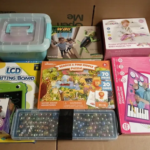 KIDS' TOY BUNDLE: LCD WRITING BOARD, 70-PIECE PUZZLE & MUSICAL KEYBOARD – BOXED