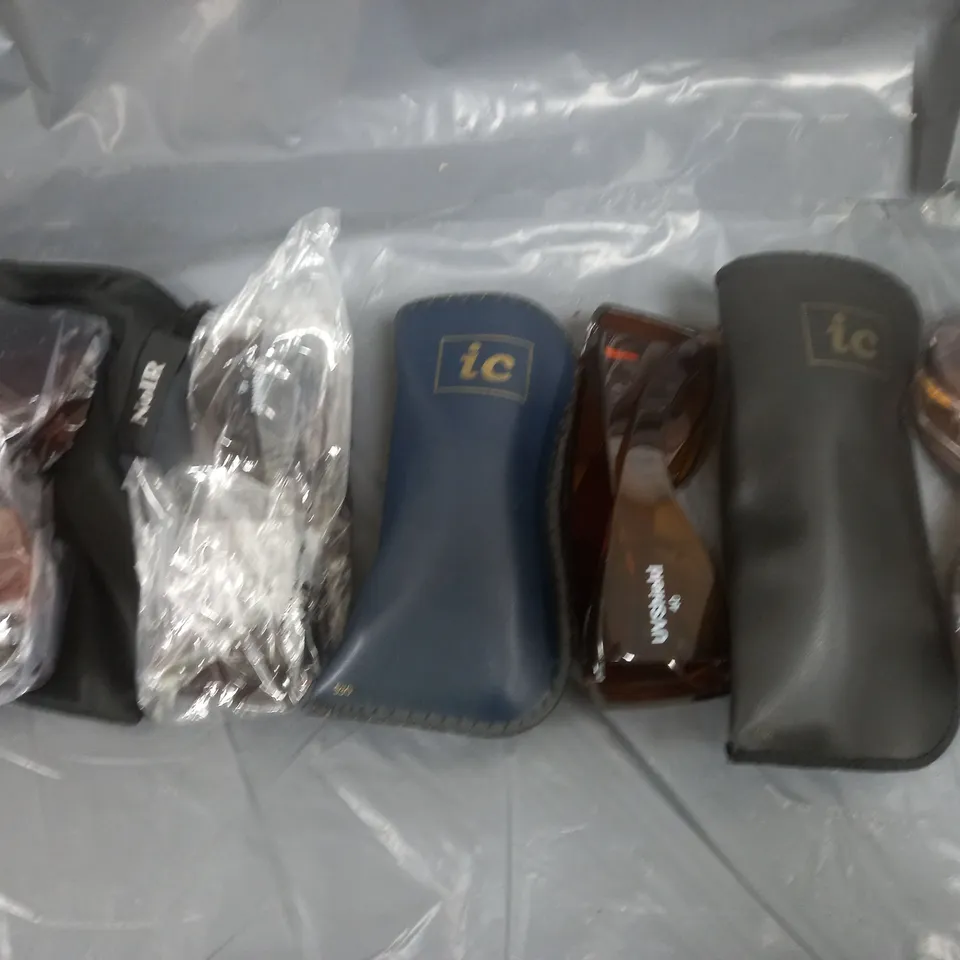 APPROXIMATELY 15 UVSHIELD GLASSES CASED/BAGGED