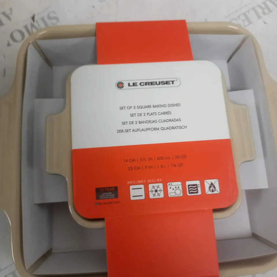 LE CREUSET SQUARE BAKING DISHES