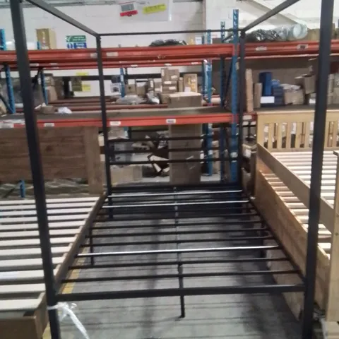 TOULOSE METAL BED PLATFORM WITH CANOPY FRAME 