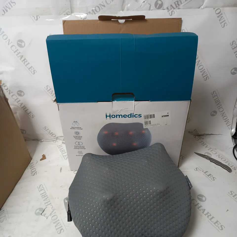 BOXED HOMEDICS REJUVENATING AND INVIGORATING MASSAGE PILLOW 