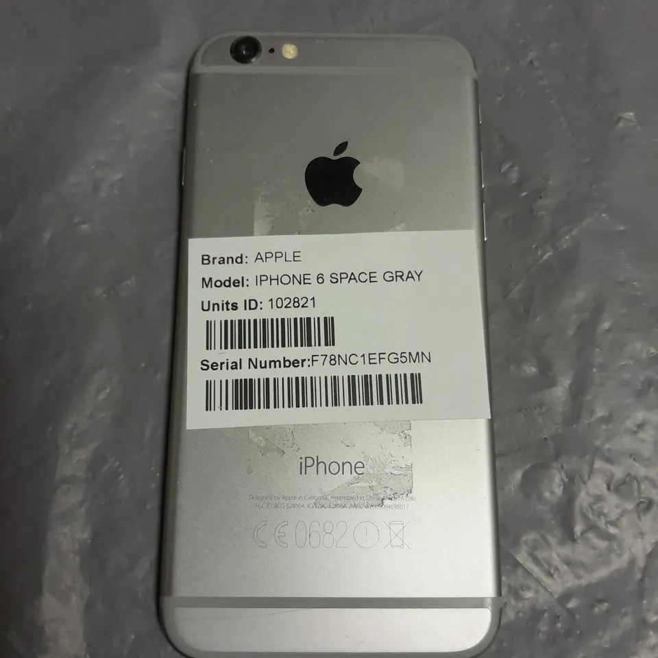 UNBOXED APPLE IPHONE 6 SPACE GREY - A15856