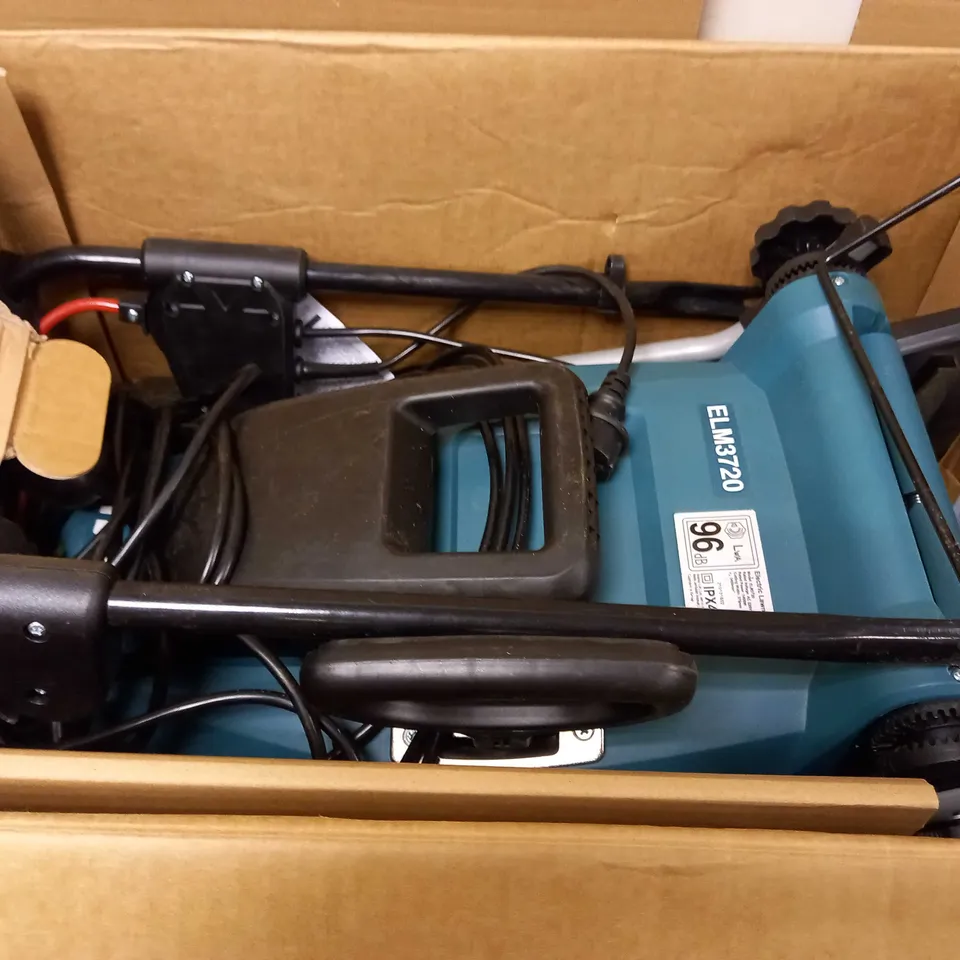 MAKITA ELM3720X 240V ELECTRIC LAWNMOWER 37CM BLUE