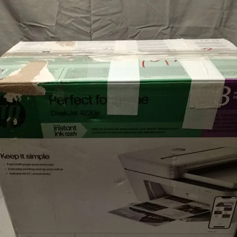 BOXED HP DESKJET 4220E PRINTER 
