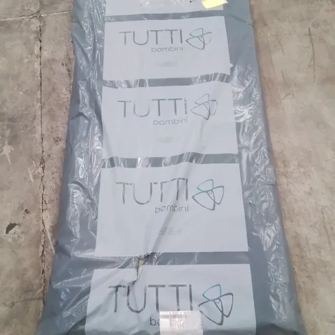 QUALITY BAGGED TUTTI BAMBINI QUILTED COT BED MATTRESS IN WHITE