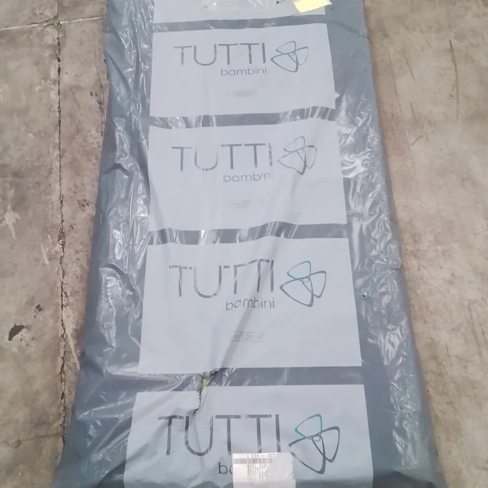 QUALITY BAGGED TUTTI BAMBINI QUILTED COT BED MATTRESS IN WHITE