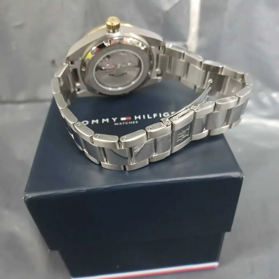 TOMMY HILFIGER AUTOMATIC STAINLESS STEEL MEN'S WATCH