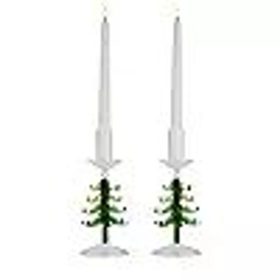 OUTLET HOME STORIES SET OF 2 HOLDER W/FAUX CANDLE