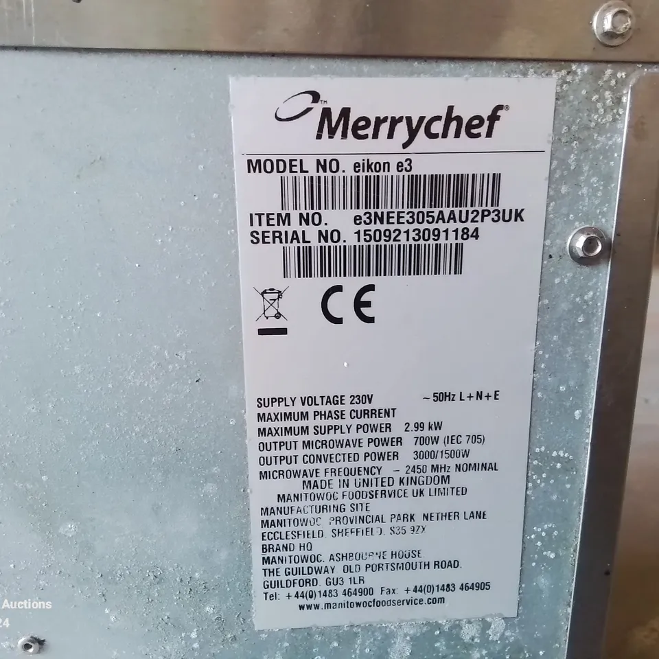 COMMERCIAL STAINLESS STEEL MERRYCHEF 700W MICROWAVE OVEN