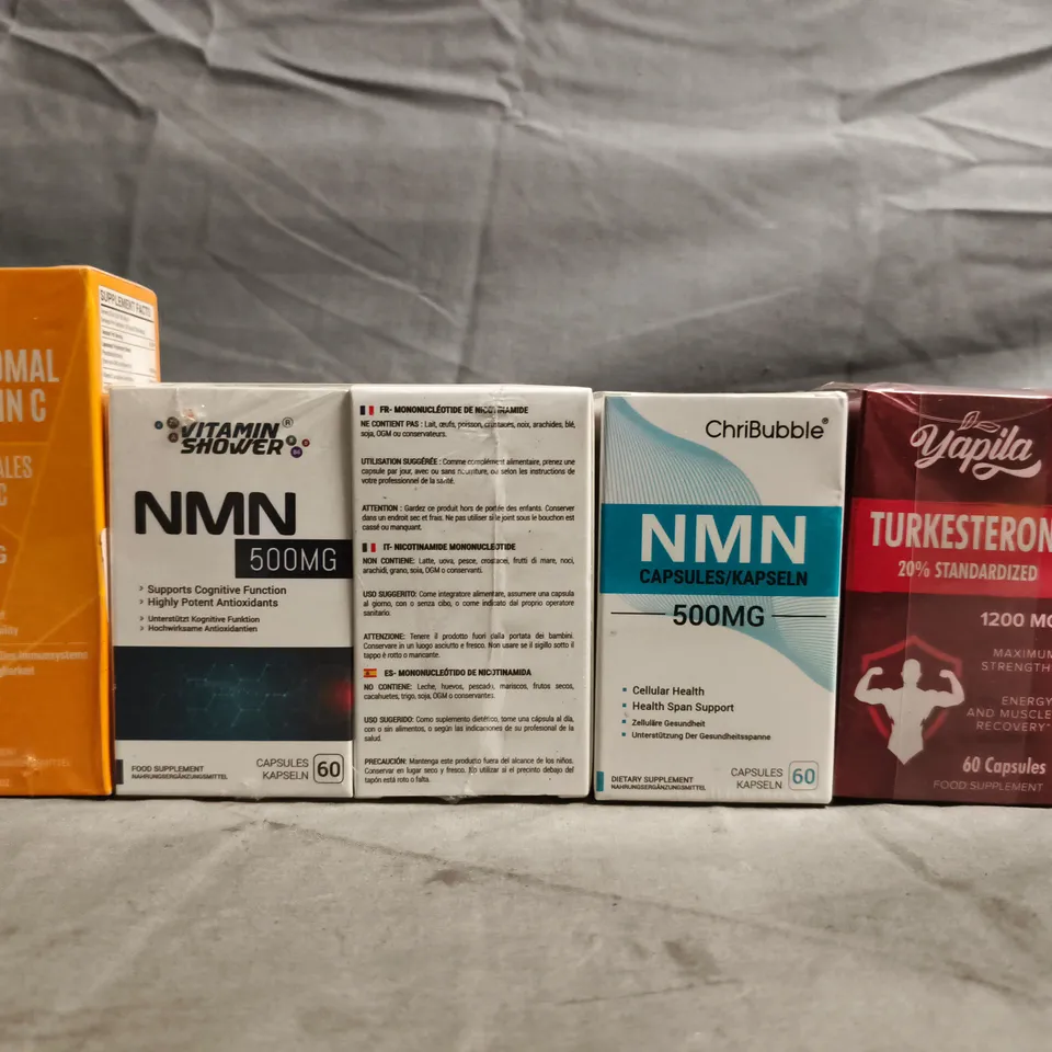 APPROXIMATELY 20 ASSORTED FOOD SUPPLEMENT PRODUCTS TO INCLUDE CHRIBUBBLE, VITAMIN SHOWER, YAPILA, ETC