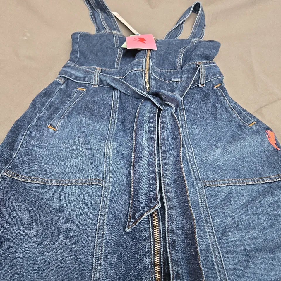 SCAMP & DUDE ADULTS DENIM SCALLOP STRAPPY SUNDRESS DENIM - SIZE 10