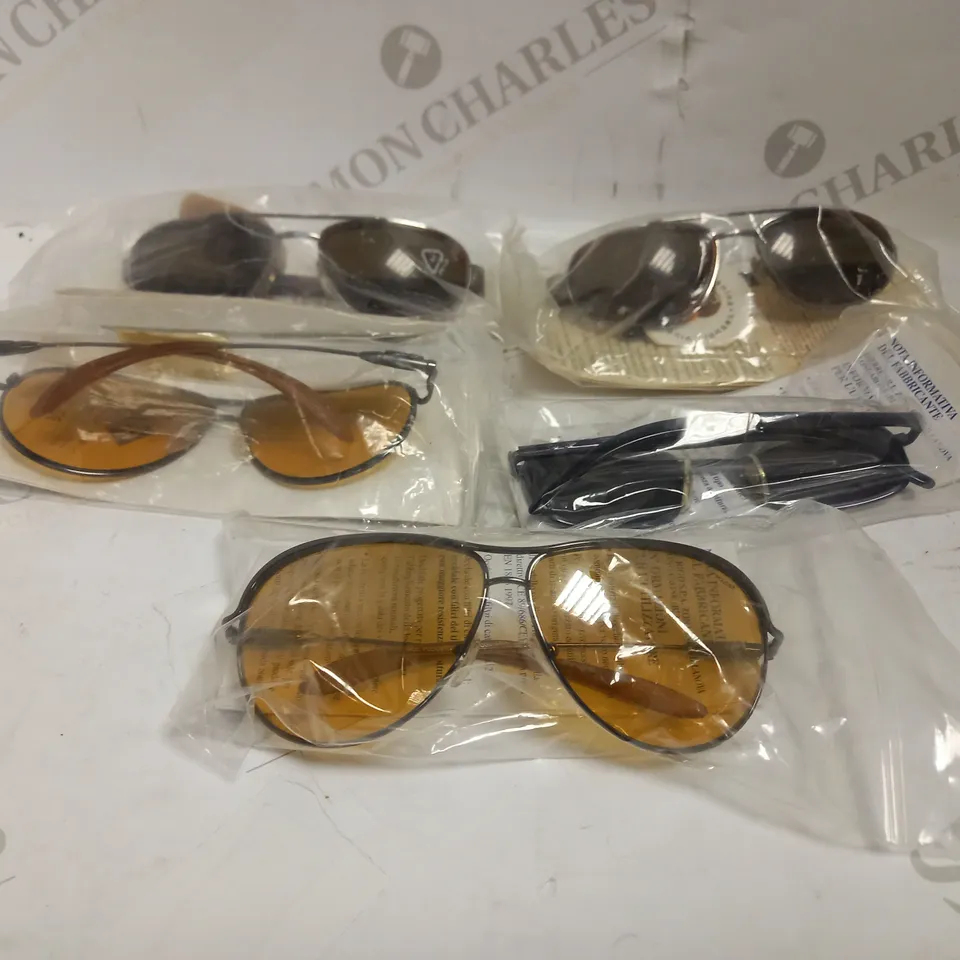 LOT OF 5 PAIRS OF POLICE SUNGLASSES