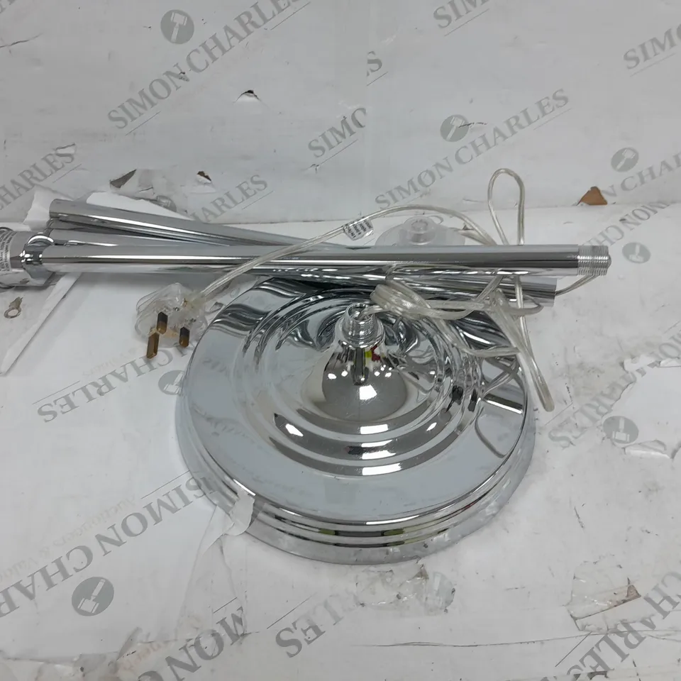 BOXED GOOD HOME CARNAVON FLOOR LAMP CHROME FINISH