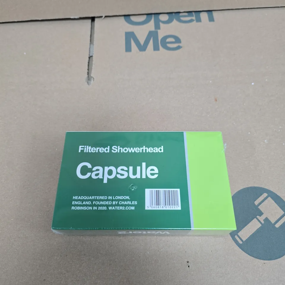 WATER2 CAPSULE – FILTERED SHOWERHEAD CAPSULE (BOXED)
