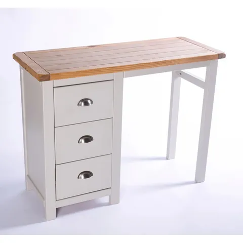 BOXED XANDRA DESK -GREY & WAX-