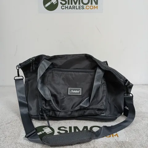 FOLDIE 40L FOLDABLE TRAVEL BAG – BLACK