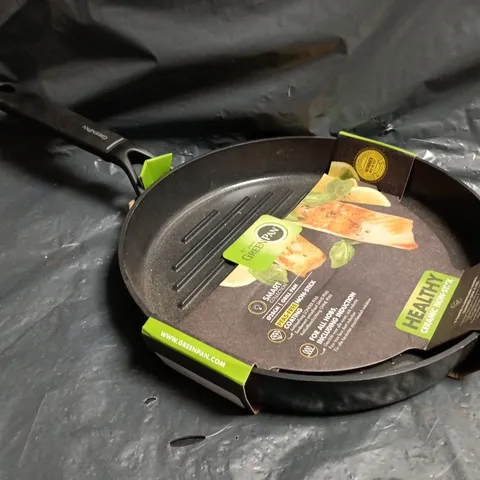 THE ORIGINAL GREEN PAN CERAMIC NON-STICK GRILL PAN