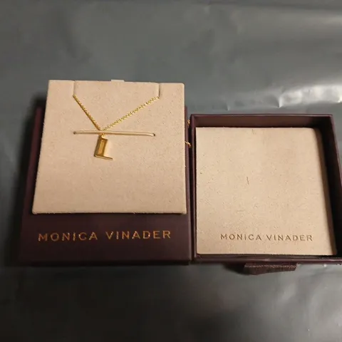 BOXED MONICA VINADER L INITIAL CHAIN NECKLACE