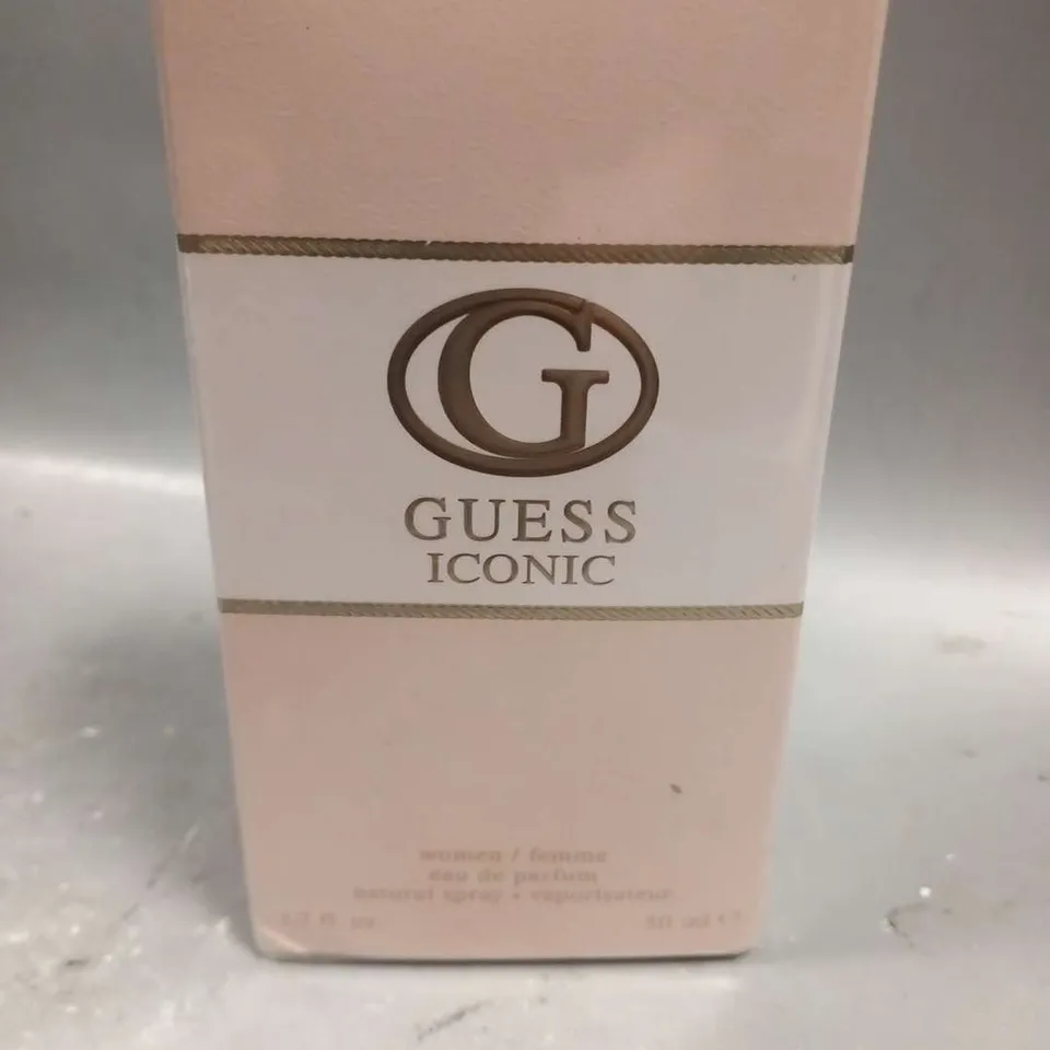 BOXED AND SEALED GUESS ICONIC EAU DE PARFUM 50ML