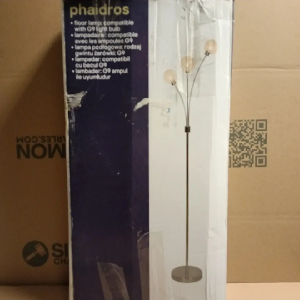 BOXED GOODHOME PHAIDROS FLOOR LAMP