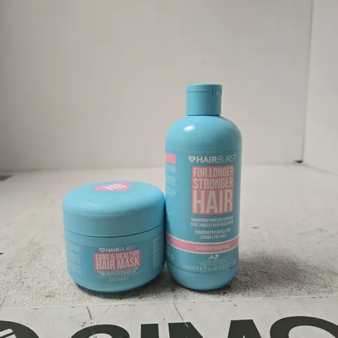 HAIRBURST HAIR CARE DUO: SHAMPOO 350ML & LONG & HEALTHY HAIR MASK 220ML