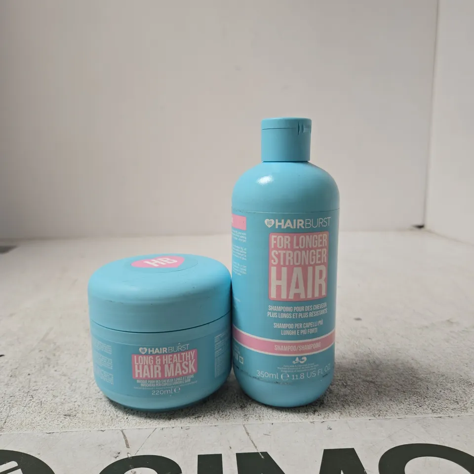 HAIRBURST HAIR CARE DUO: SHAMPOO 350ML & LONG & HEALTHY HAIR MASK 220ML