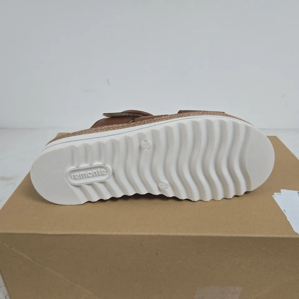 REMONTE BROWN MULE WOMENS SHOES SIZE 38 BOXED