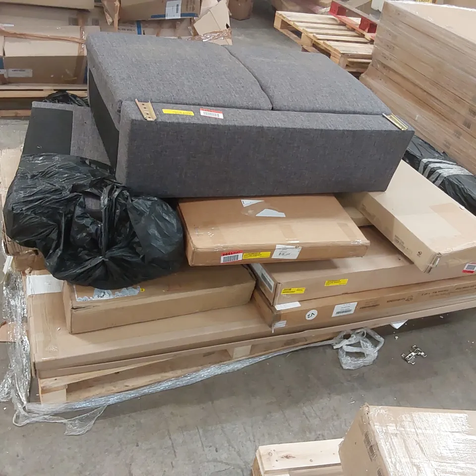 PALLET OF ASSORTED FURNITURE PARTS