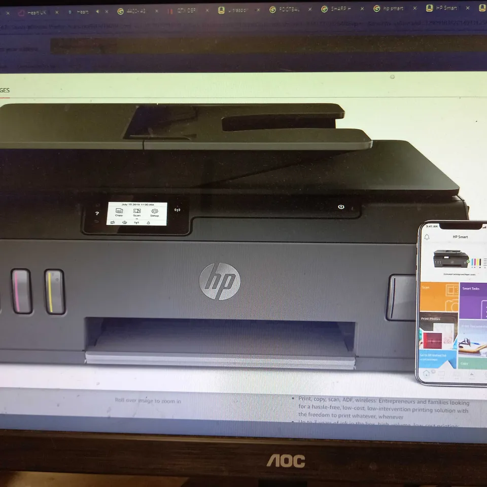 HP SMART TANK PLUS 570 WIRELESS ALL-IN-ONE PRINTER