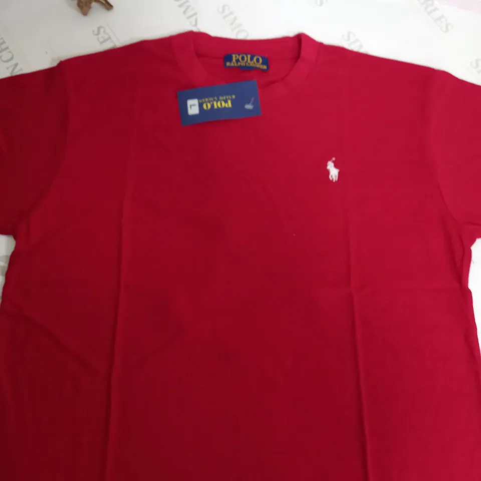 RALPH LAUREN POLO RED LOGO TSHIRT-LARGE