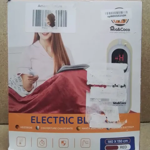 BOXED MIA&COCO ELECTRIC BLANKET, 180X130CM