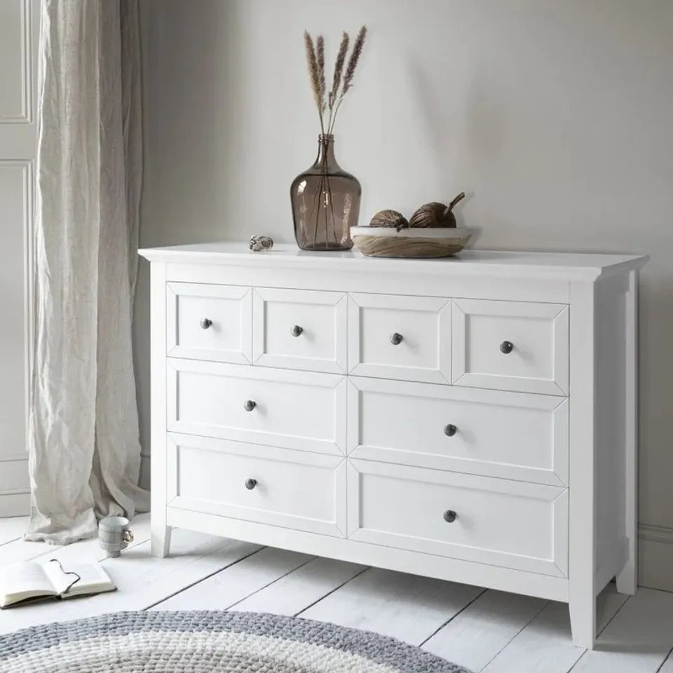 BOXED CHARENTS 4 PIECE BEDROOM SET (BOXES 2, 3 & 4 ONLY)