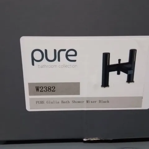 BRAND NEW PURE GIULIA BATH SHOWER MIXER //BLACK
