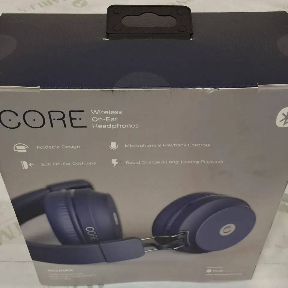 BOXED MUVE ACOUSTICS CORE WIRELESS ON-EAR HEADSET