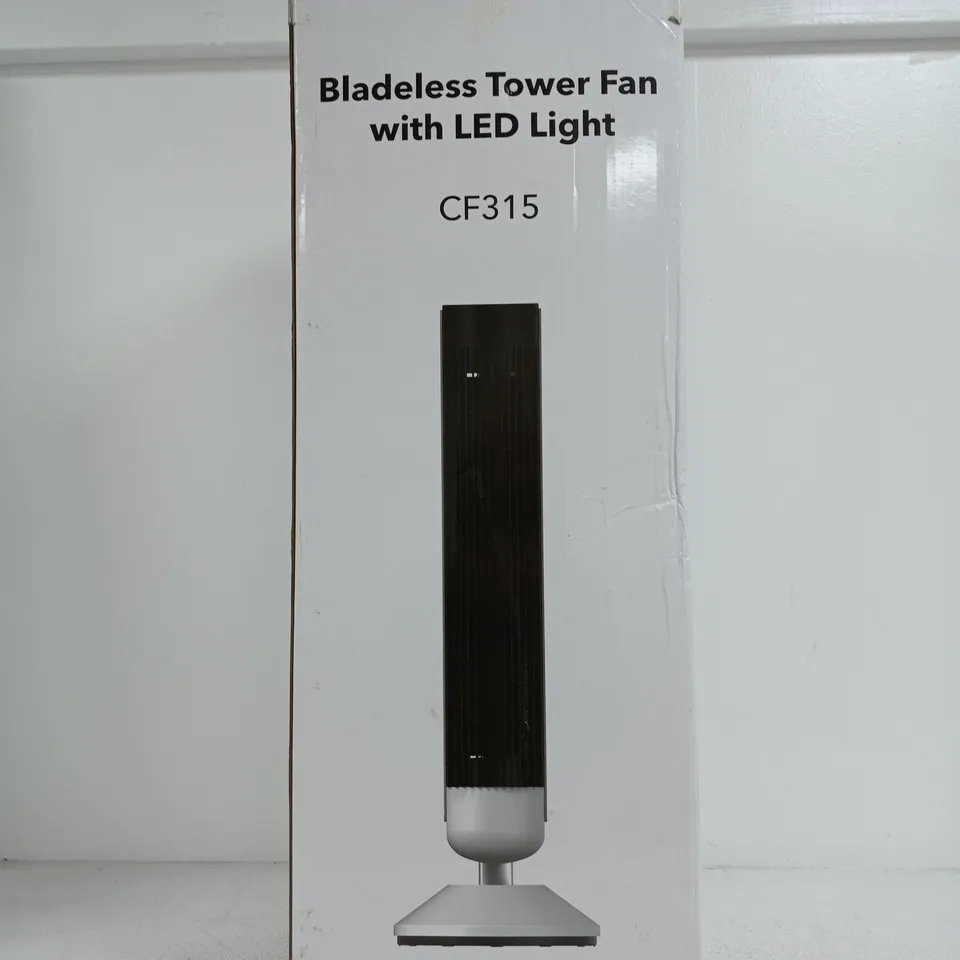 CF315 BLADELESS TOWER FAN WITH LED LIGHT