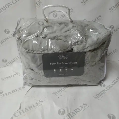 boxed cozy home faux fur velvetsoft