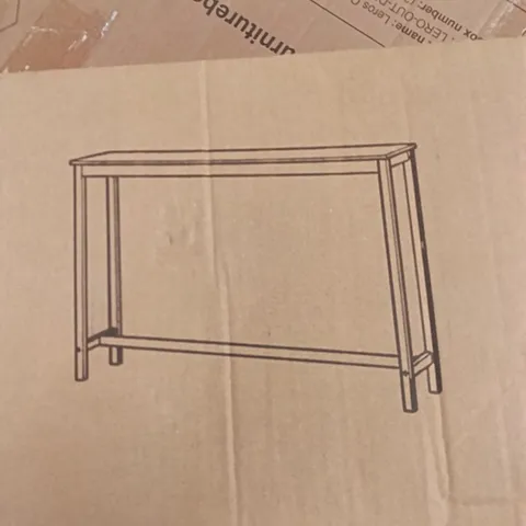 BOXED LIVING AND HOME DESIGNER SHOE RACK OAK (1 BOX)