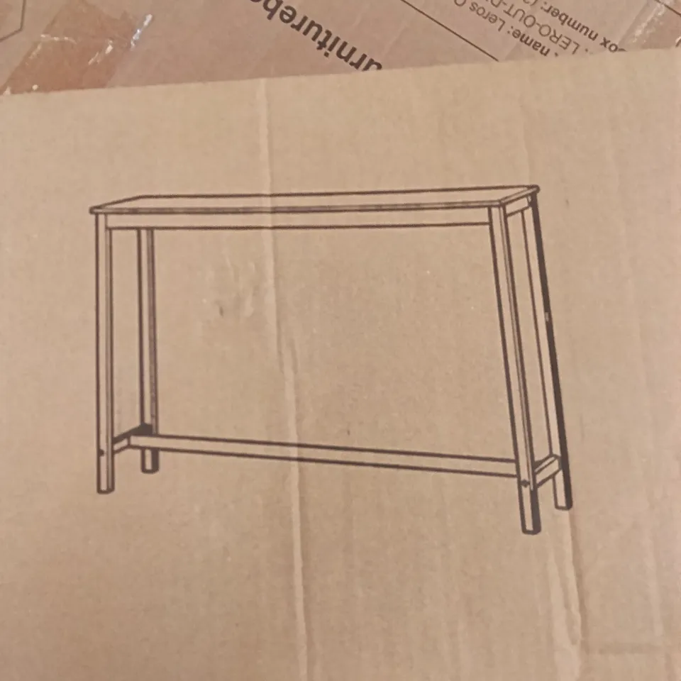 BOXED LIVING AND HOME DESIGNER SHOE RACK OAK (1 BOX)