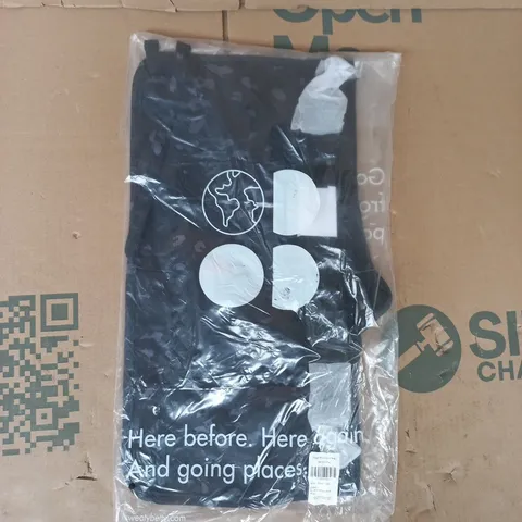 BAGGED SWEATY BETTY YOGA MAT CARRY BAG IN BLACK LUXE LEOPARD PRINT - ONE SIZE