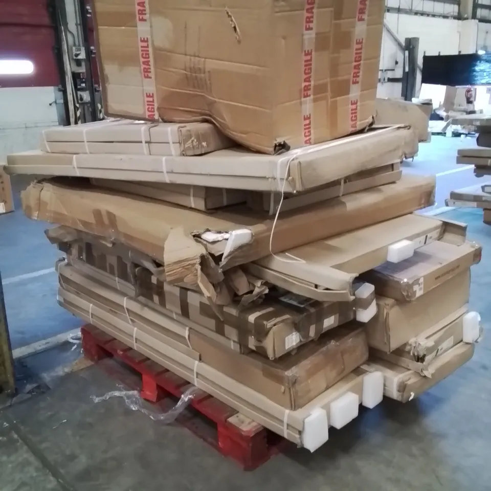 PALLET OF INCOMPLETE FURNITURE SETS AND PARTS