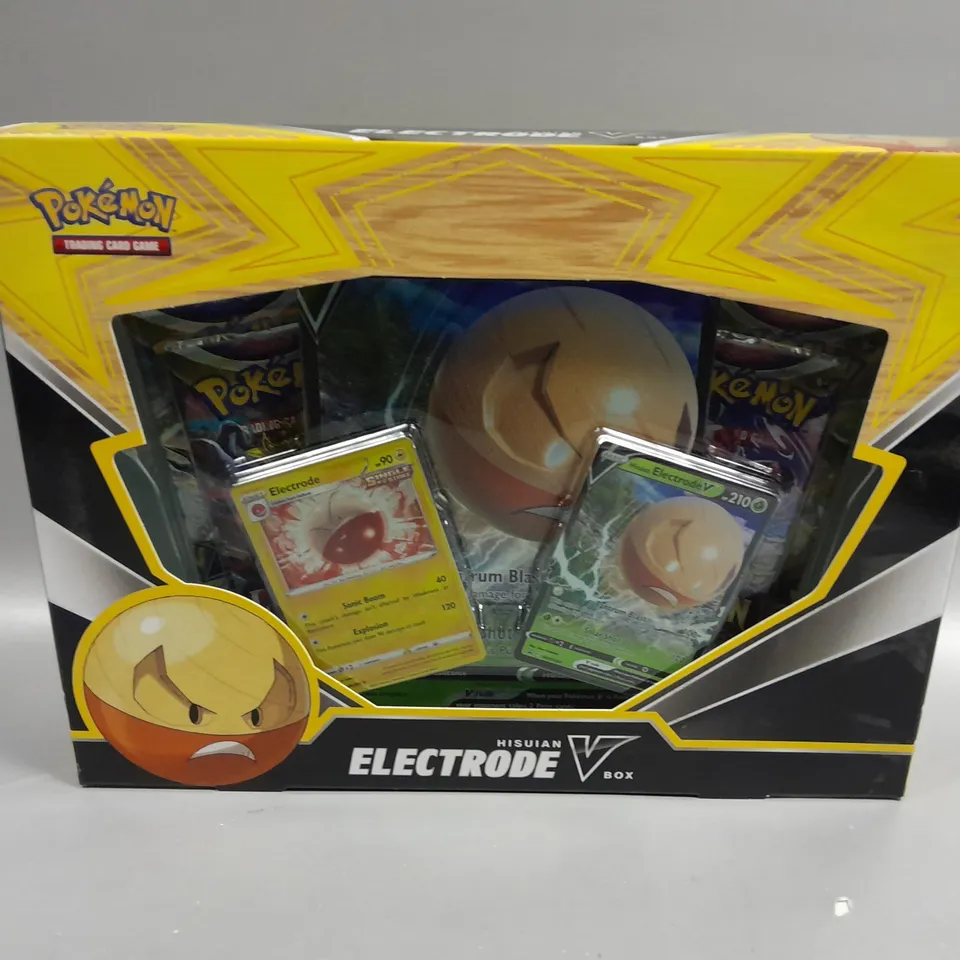 6 BOXED POKÉMON TCG: SWORD & SHIELD HISUIAN ELECTRODE V BOXES