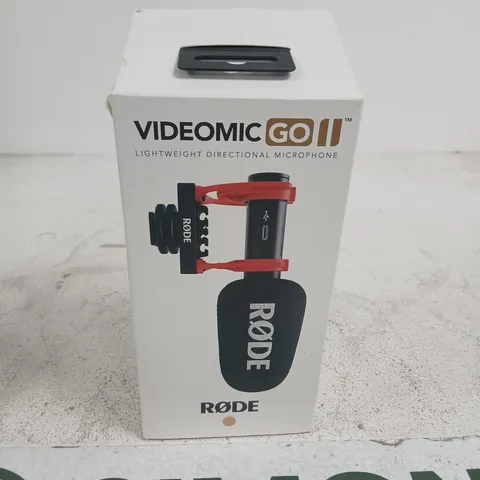 RΓDE VIDEOMIC GO II LIGHTWEIGHT DIRECTIONAL MICROPHONE β BOXED