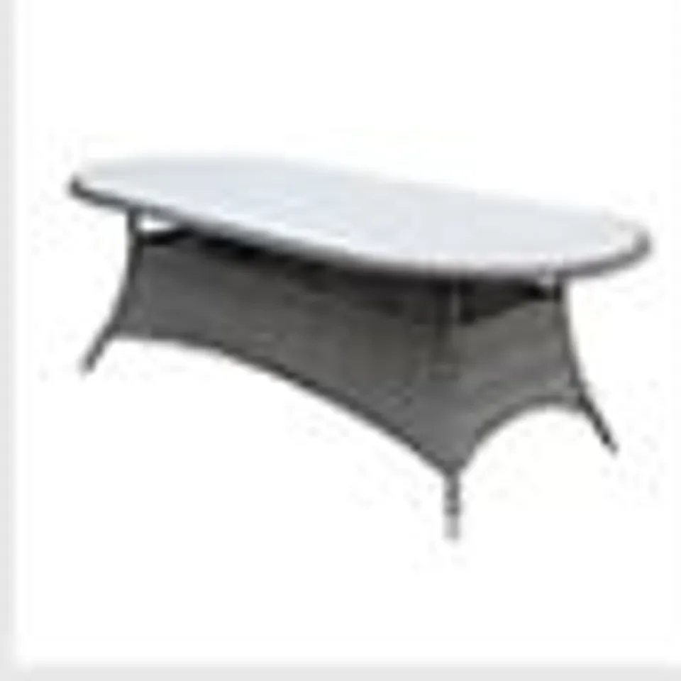 HAMILTON WICKER DINING TABLE 100X180X71.5CM