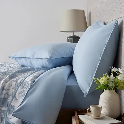 COZEE HOME SUPERSOFT 5 PIECE BEDDING COLLECTION - BLUE DOUBLE