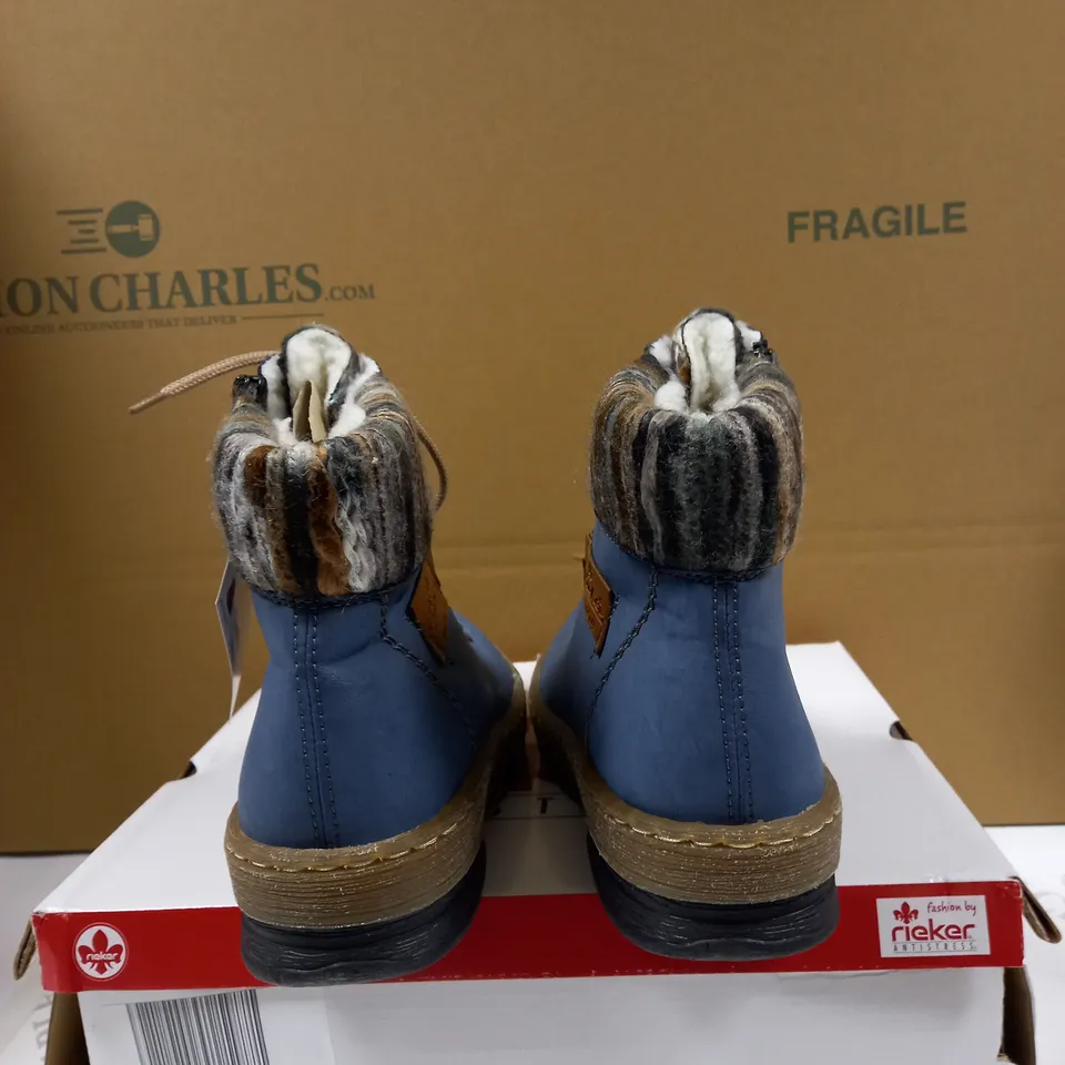 RIEKER LACE UP ANKLE BOOT 6.5