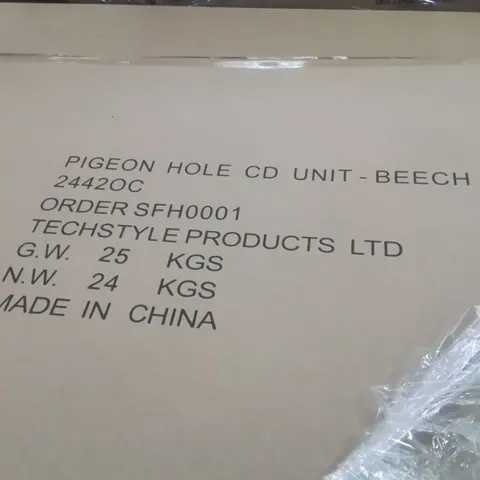 PALLET CONTAINING LARGE QUANTITY OF PIGEON HOLE CD UNIT - BEDCH
