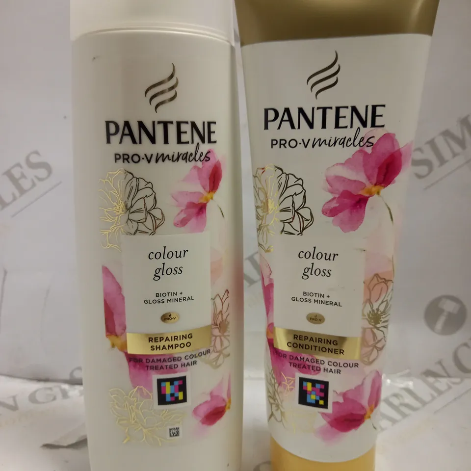 PANTENE PRO-V MINERALS COLOUR GLOSS SHAMPOO(400ML) AND CONDITIONER(275ML)